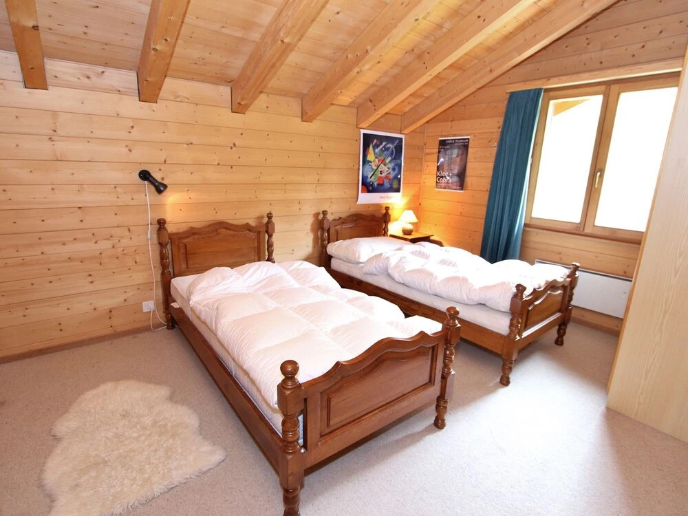 Well Equipped Valais Chalet With Fireplace and Three Floors
