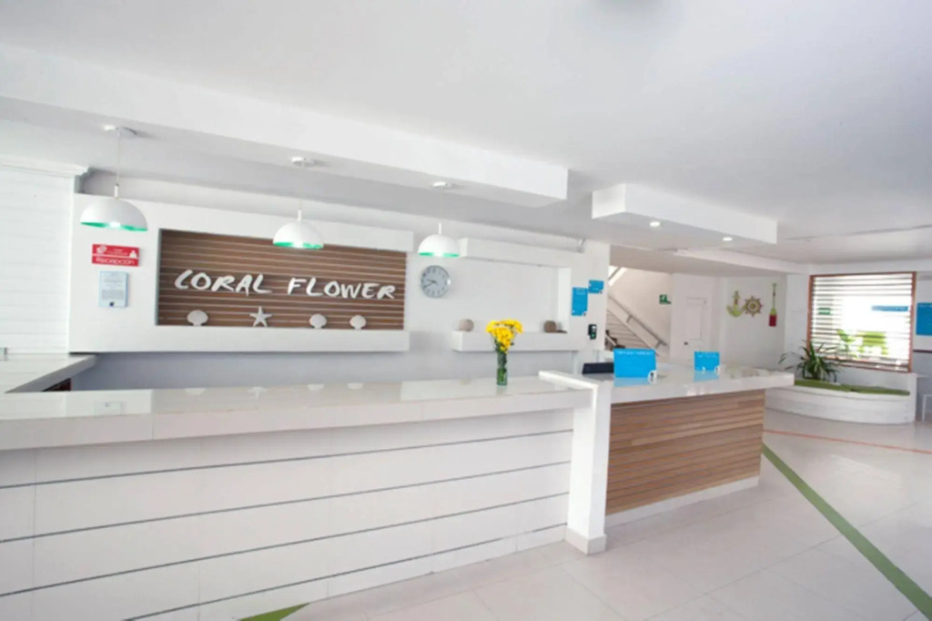 Hotel On Vacation Coral Flower