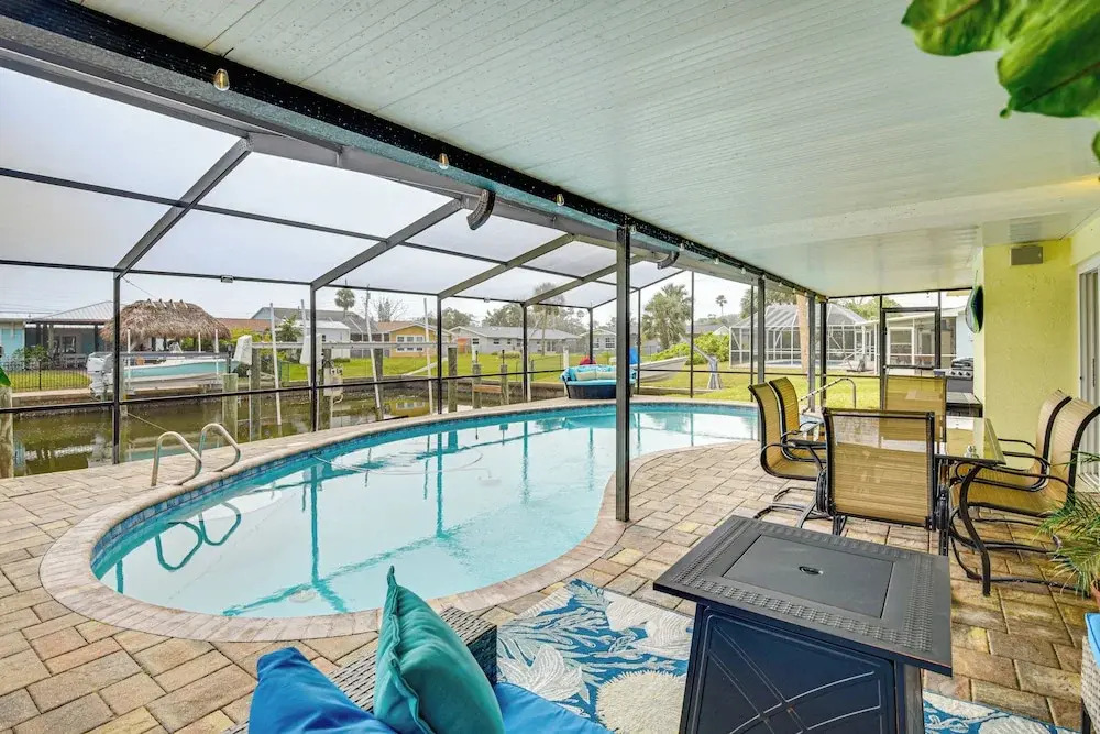 Sunny South Daytona Home w/ Pool & Grill!