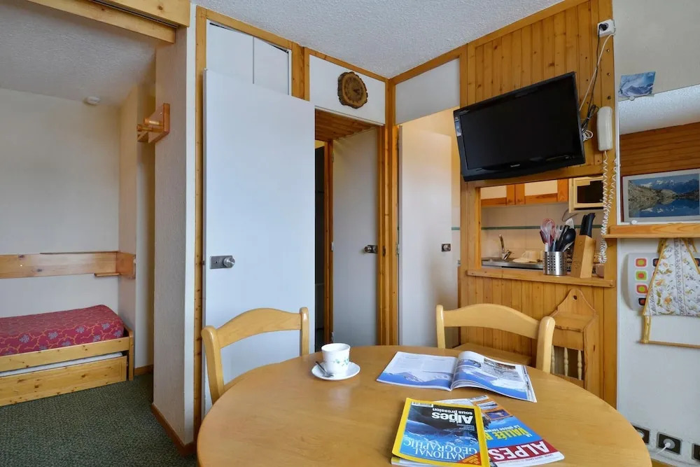 Belle Plagne Studio on the Slopes for 3/4 People of 22 m Ay43