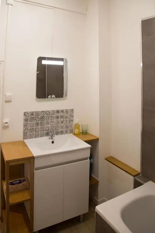 Appartement Le bain aux plantes