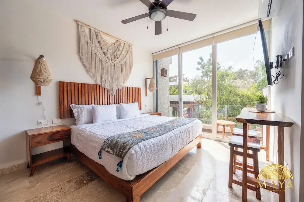 NHOA 205B Lux 1BR Condo Pool View in Aldea Zama