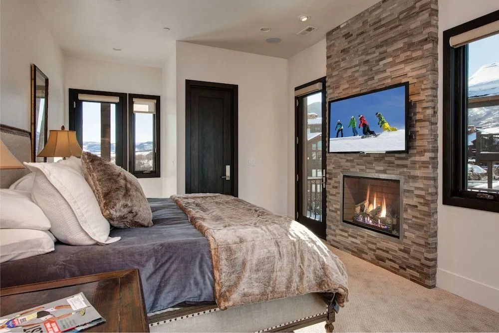 Ski Side Stunner with Pool by RedAwning