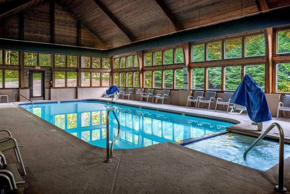 Indoor Pool & Golf Course Views: Lake Lure Condo!