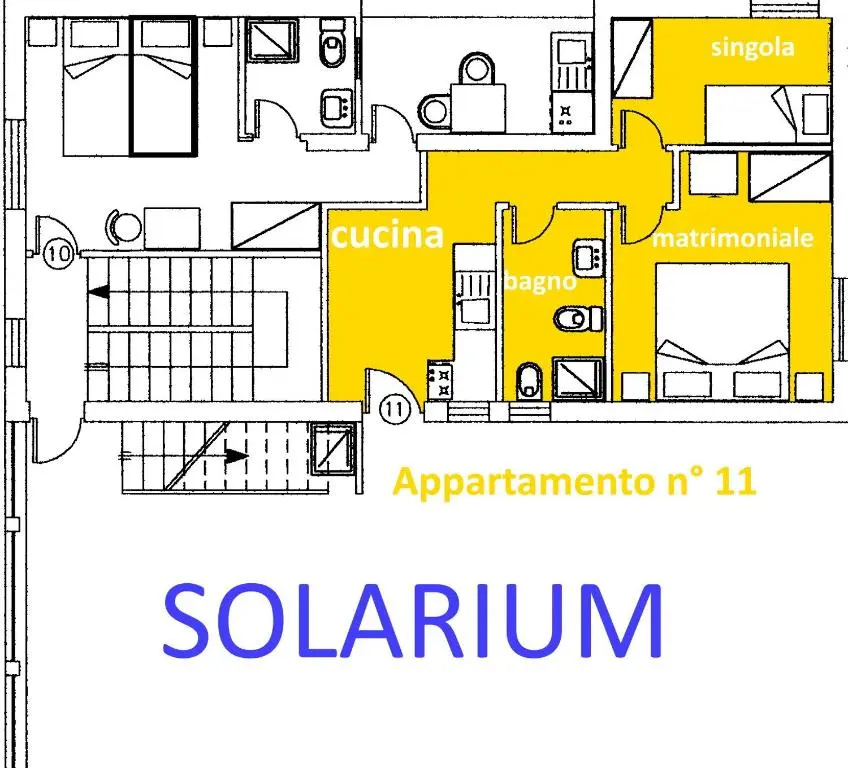 Attico panoramico da 2 a 5 posti