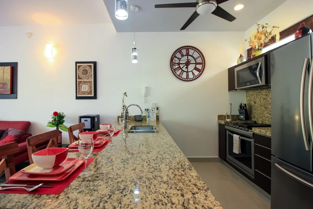 Incredible 2BR Apartment Charming Private Balcony w Pool View in Gated Community
