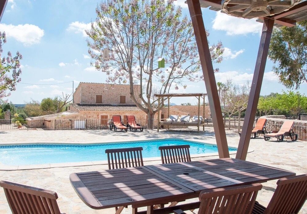 House With 2 Bedrooms in Sencelles, With Wonderful Mountain View, Pool Access, Enclosed Garden - 30 km From the Beach