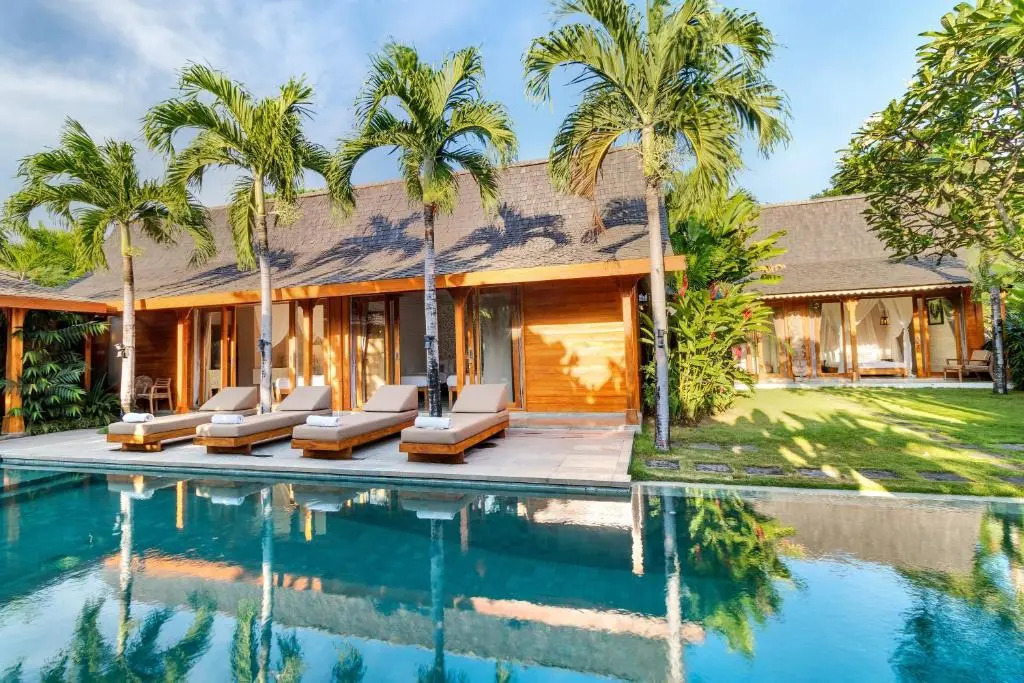 Peaceful 4 Bedrooms Private Pool Villas Rice Field View