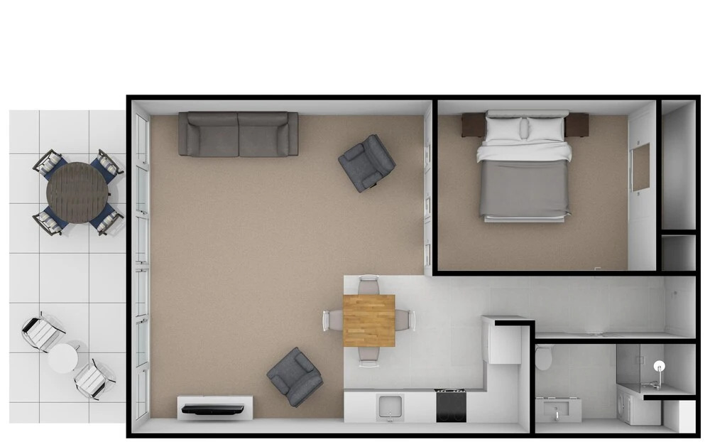 QV Water Front Stylish Apt w Aircon1048
