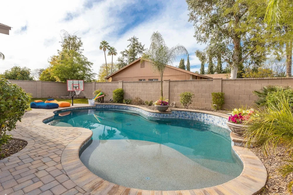 New Listing! Expansive Modern Gem W/ Private Pool 6 Bedroom Home