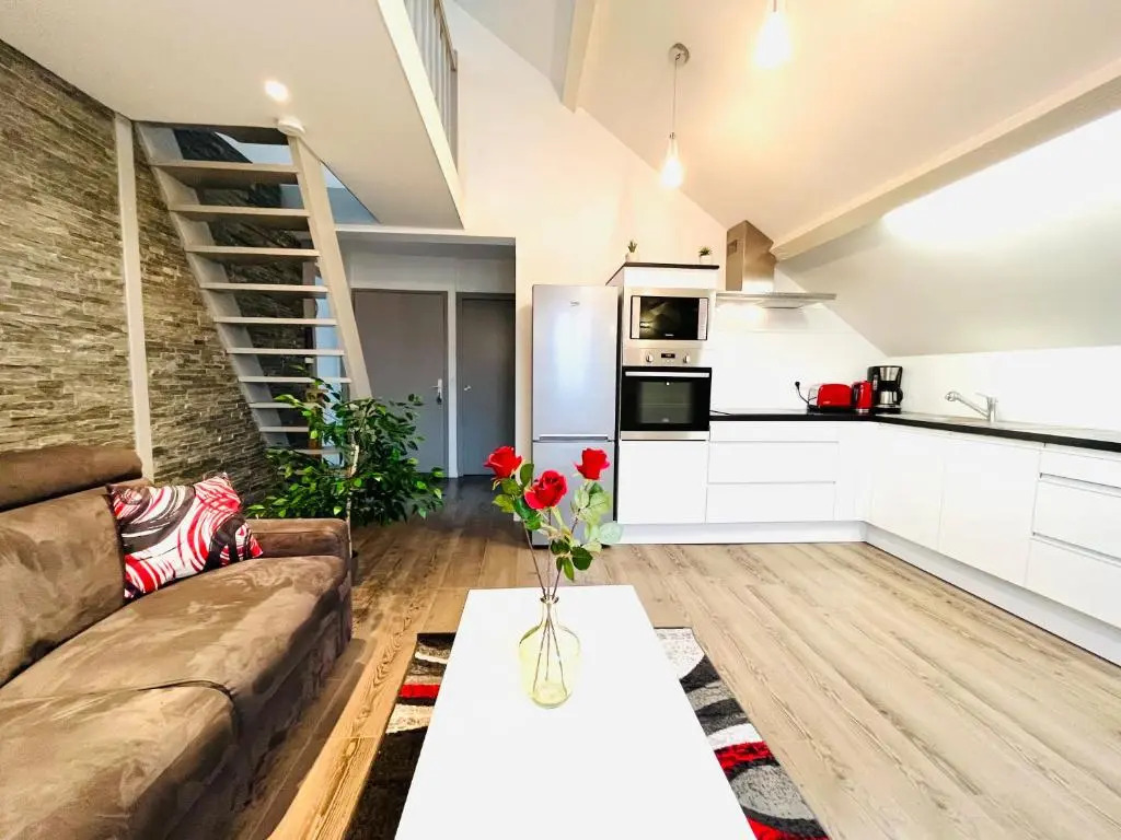 Le Red Loft à 5min du centre-ville avec parking privatif gratuit