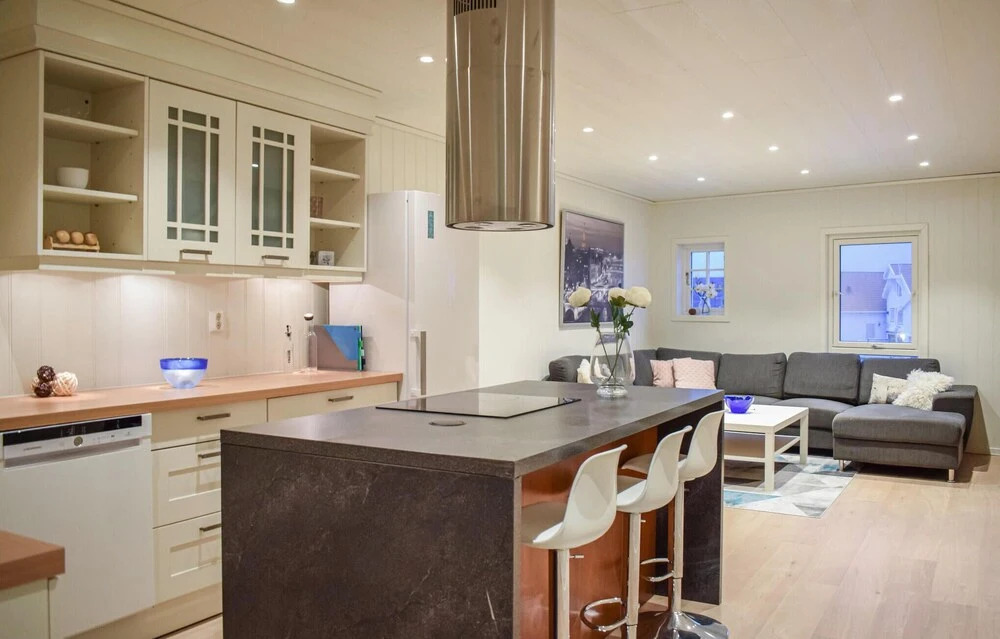 Nice Home In Sandve With House Sea View
