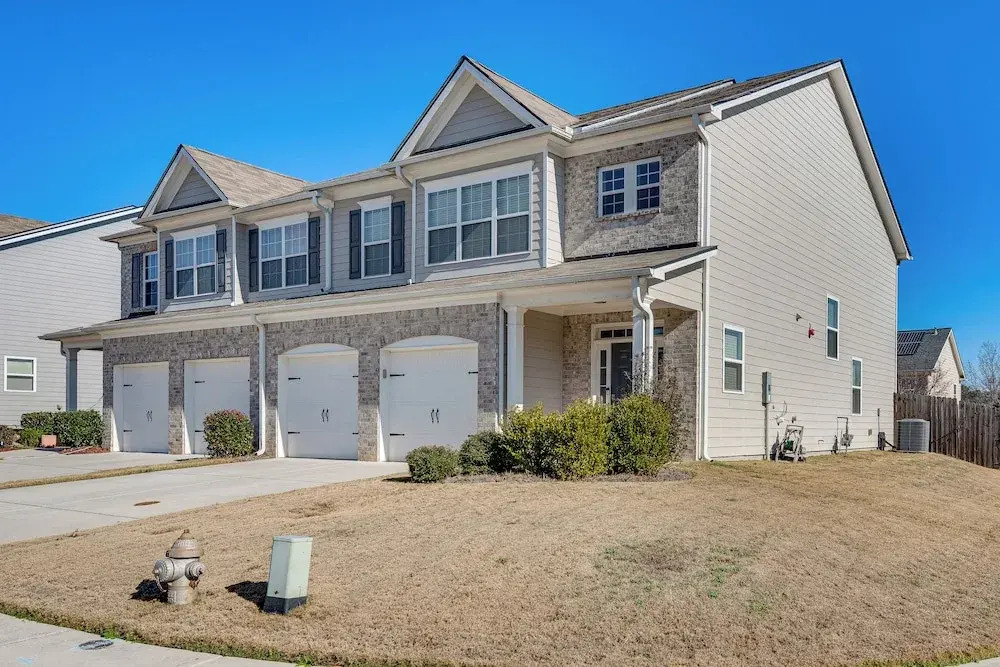Near Atl! Spacious Townhome w/ Patio & WFH Setup