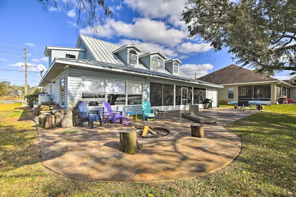 Waterfront Lake Placid Home w/ Dock & Fire Pit