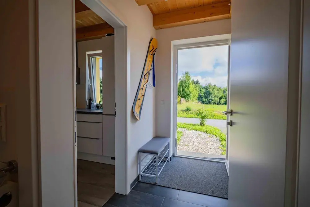 Villa with terrace, sauna near the border triangle
