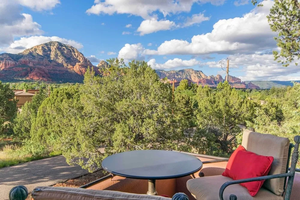 Furnished Patio & Views: West Sedona House!