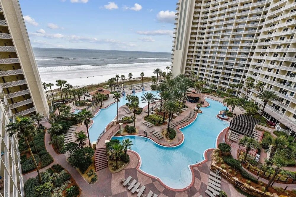 Shores Of Panama 821-2 Bd/3ba, Sleeps 8! Updated, No Carpet! Free Fun! 2 Bedroom Condo by RedAwning