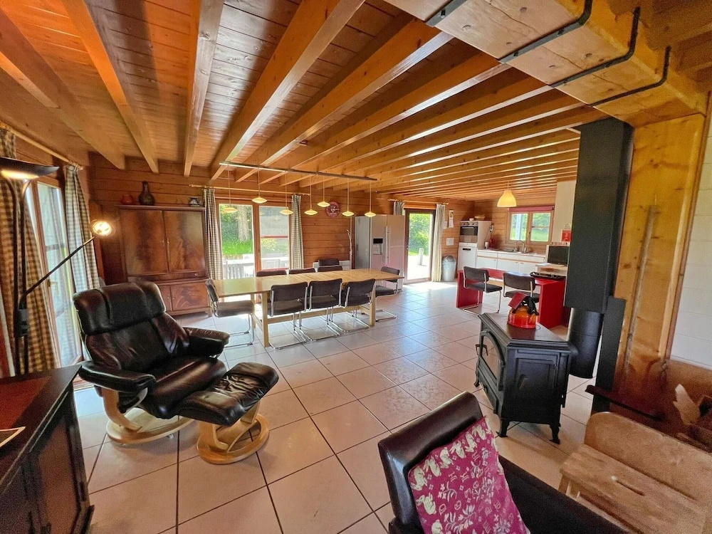 Chalet Just Outside Hampteau Offering Magnificent Views Across the Ourthe Valley