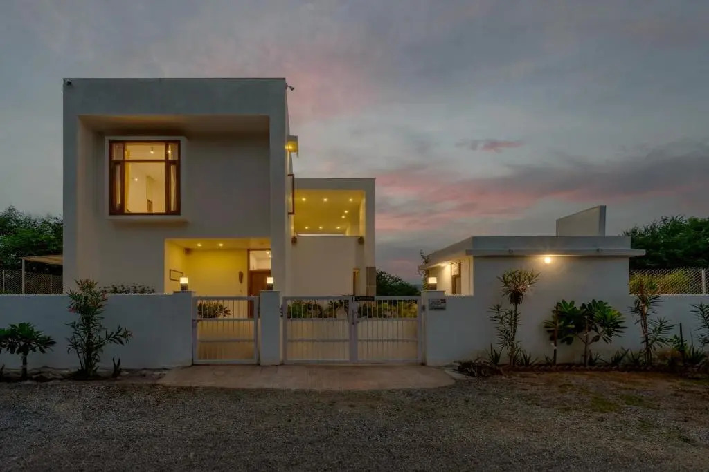 SaffronStays Villa Bougain - 2BR hill-view villa with plunge pool, Veg BBQ, birdwatching & serene garden sit-outs