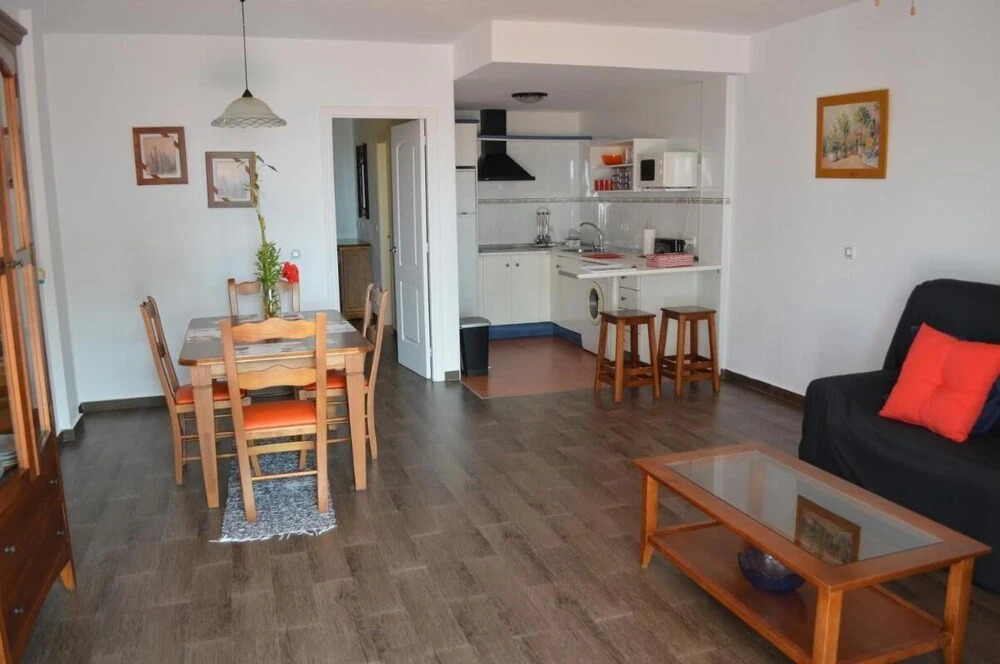 Ground floor apt facing the nudist beach, with private patio & East orientation