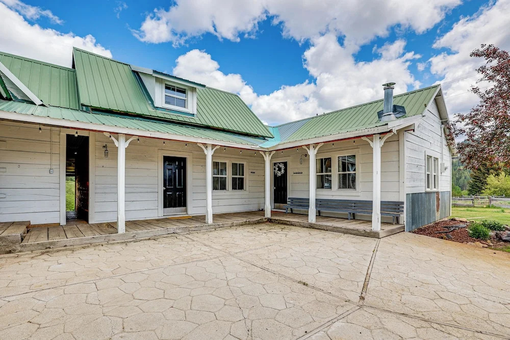 On-site Creek & Trails: Huge Garden Valley Estate