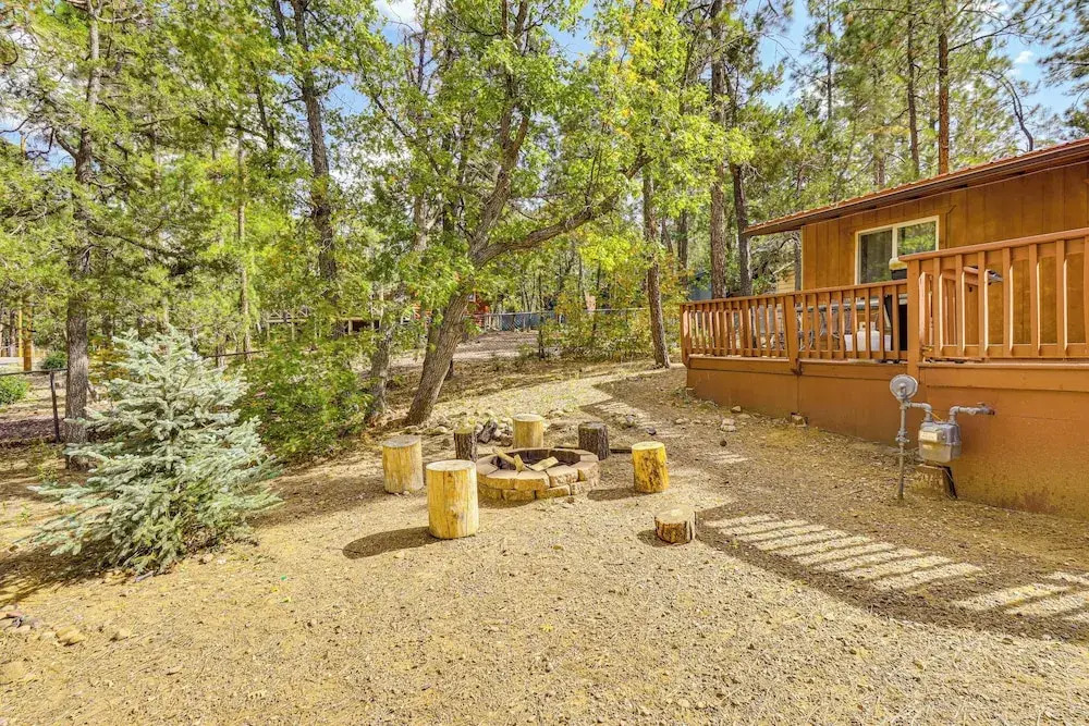4 Mi to Rainbow Lake! Serene Home w/ Deck