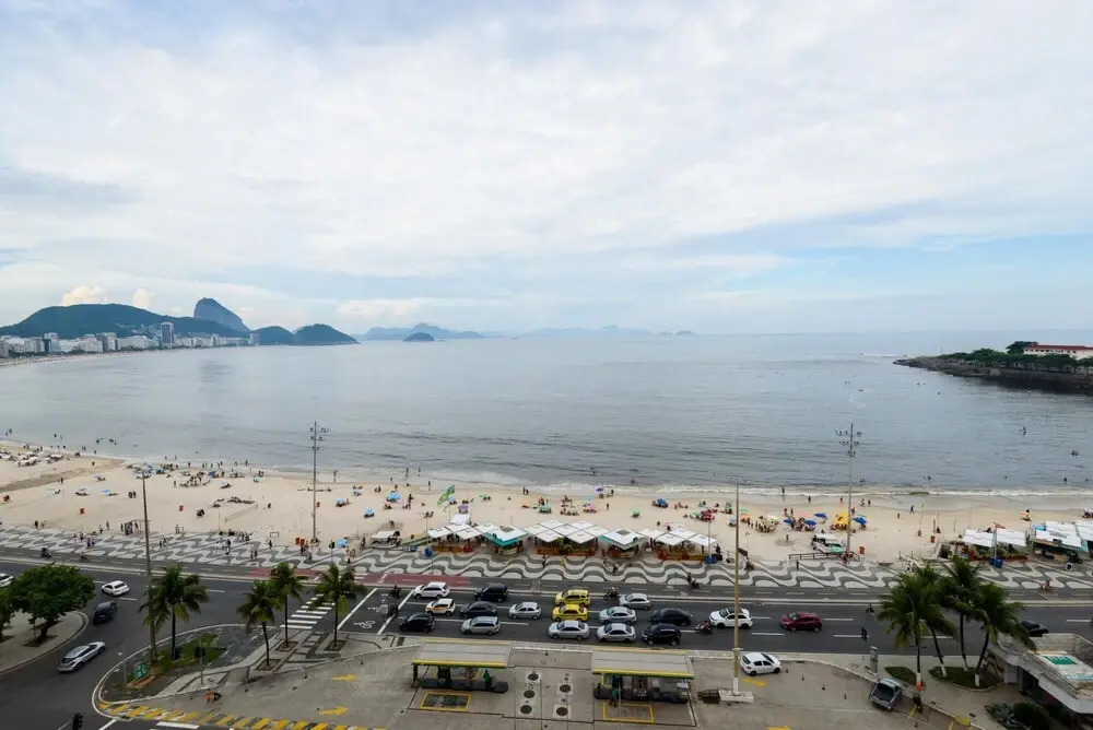 View of Copacabana Beach A1103