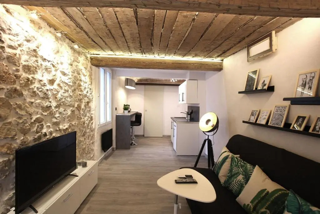 GregBnb-com - T2 Ancien et moderne - PARKING INCLUS - 15min Gare