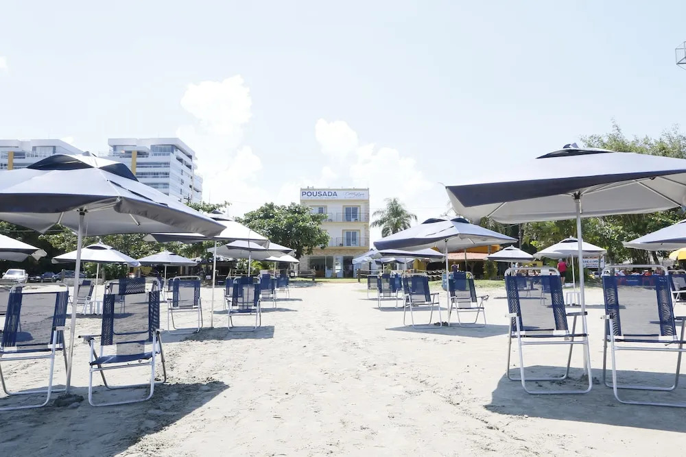 Pousada Conca di Mare - Restaurante próprio - Pé na areia