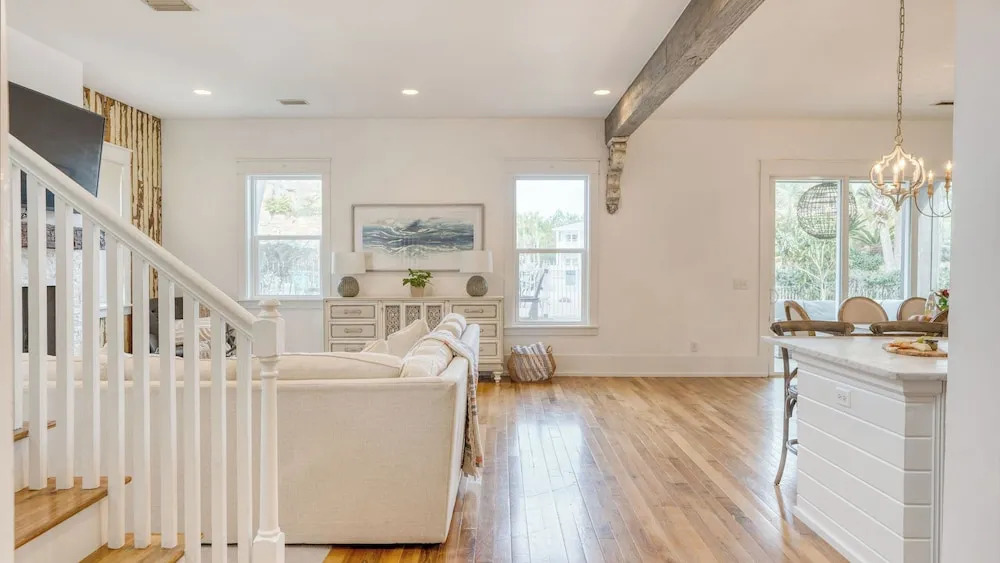 Sleeps 18 Luxe 30A Beach Home w/ Resort Pool + Outdoor Fireplace