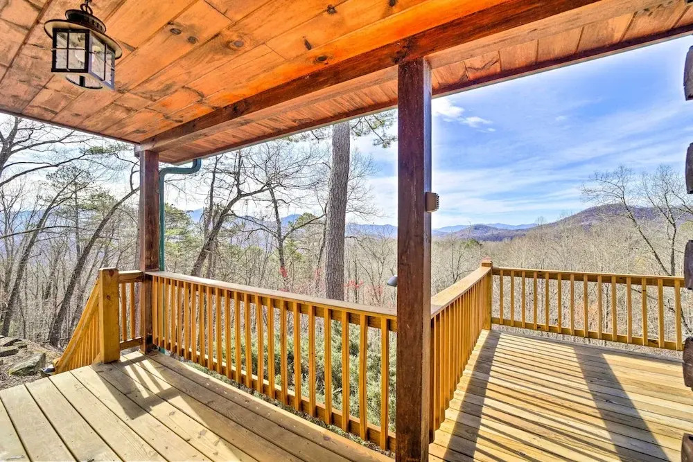 Smoky Mountain Cabin Rental with Hot Tub and Fire Pit