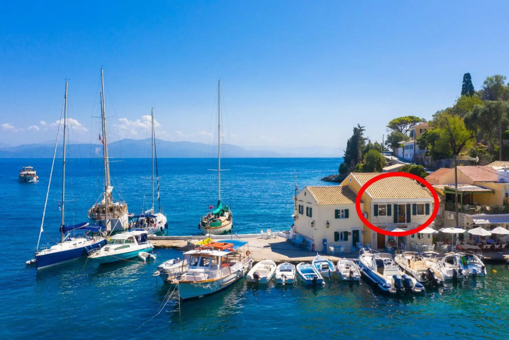 Spiros Jetty House Walk to Beach Sea Views A C Car Not Required - 302