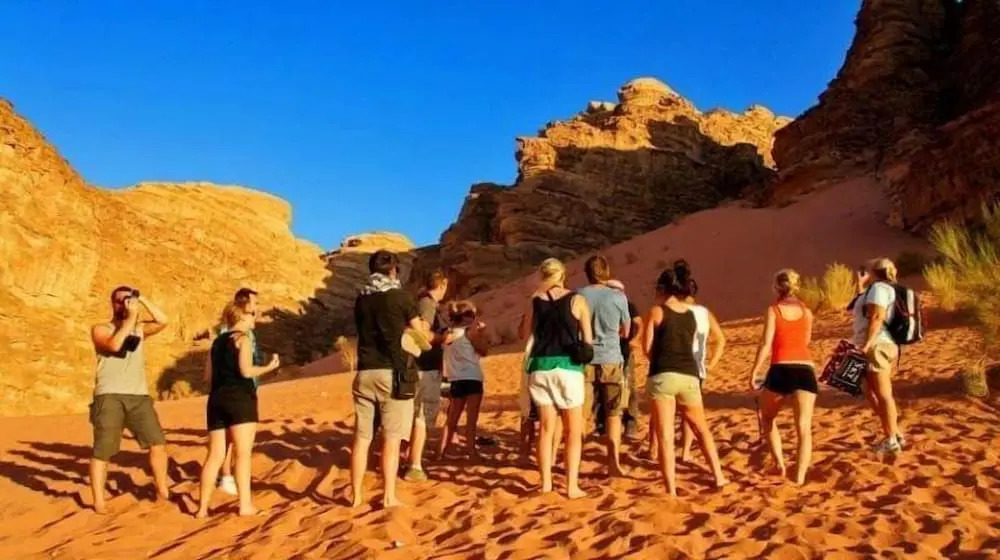 Wadi Rum castle camp