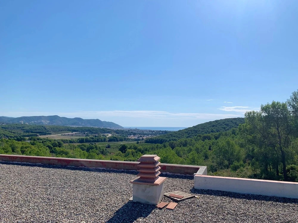 Chalet With 3 Bedrooms in San Pere de Ribes, With Wonderful Mountain View, Shared Pool, Enclosed Garden - 3 km From the Beach