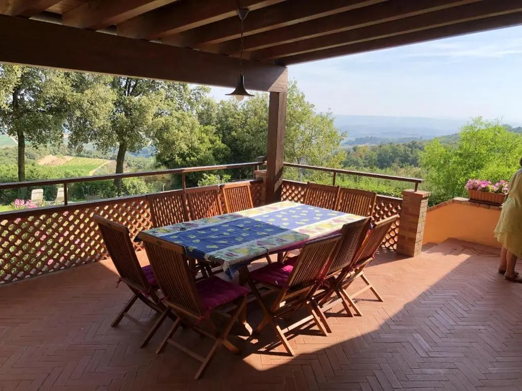 6 bedrooms villa with city view private pool and enclosed garden at San Gimignano SI Italie