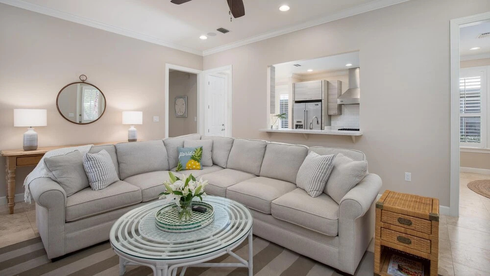 Remodeled House With Fenced Backyard and Golf Cart
