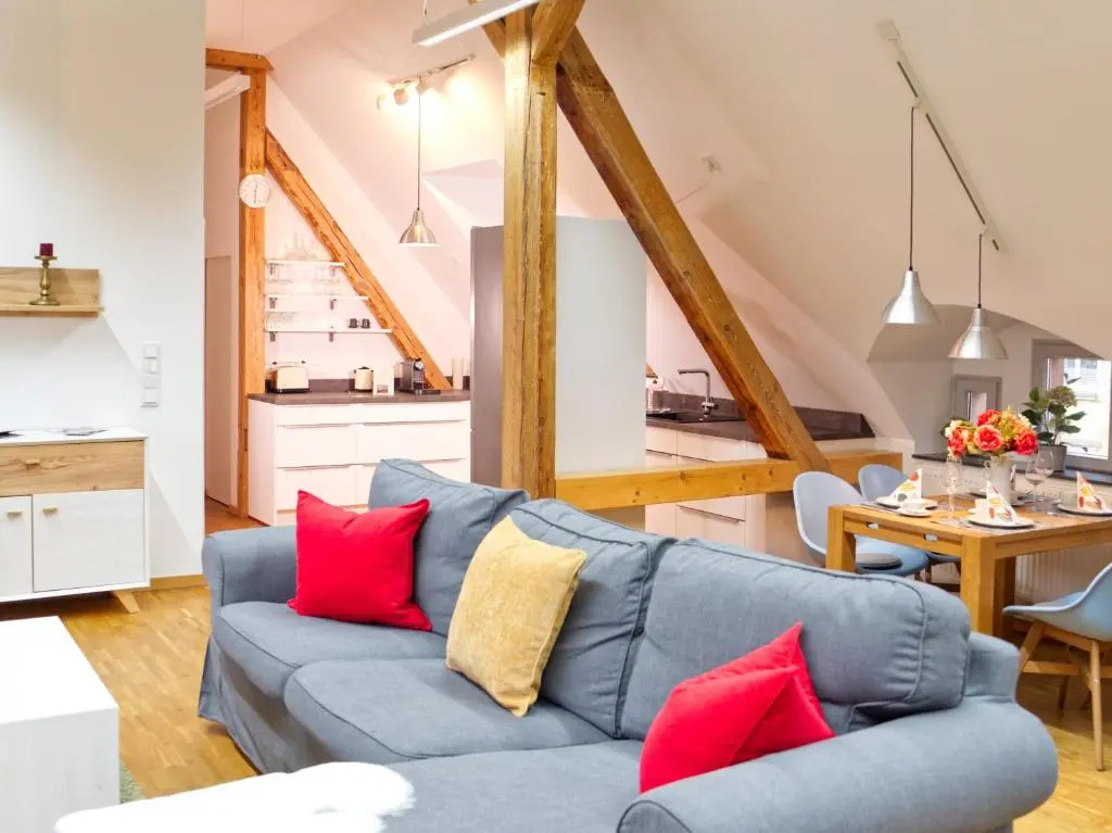 BohnApartments Altstadt-Loft - 85 qm mit Wasserbett, Parkplatz