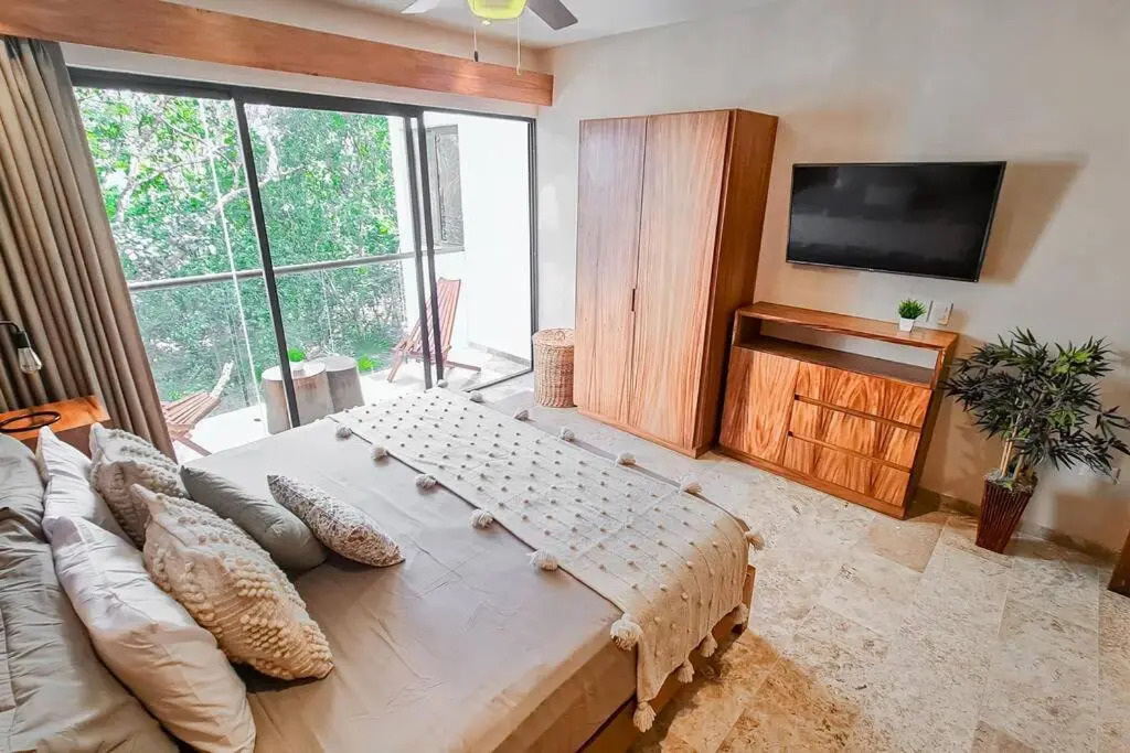 S 201 Eli Sunset Luxury Studio in Aldea Zama, fast WiFI