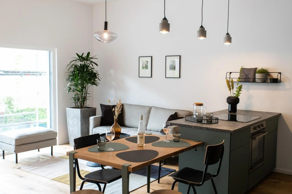 Stilvolle Wohnung mit ruhig gelegenem Balkon