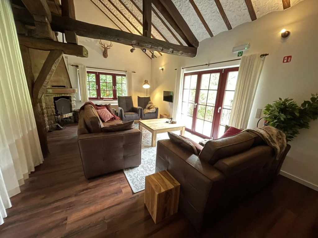 Villa with garden by the river and a view in Sankt Vith
