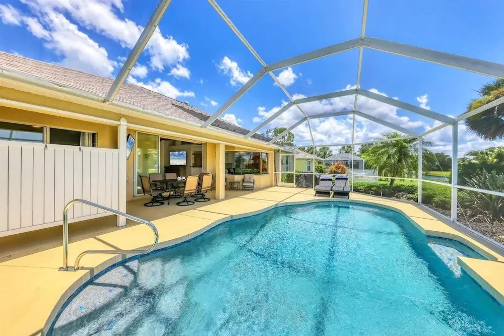 Rotonda West Private Pool Vacation Home On Canal 3 Bedroom Home