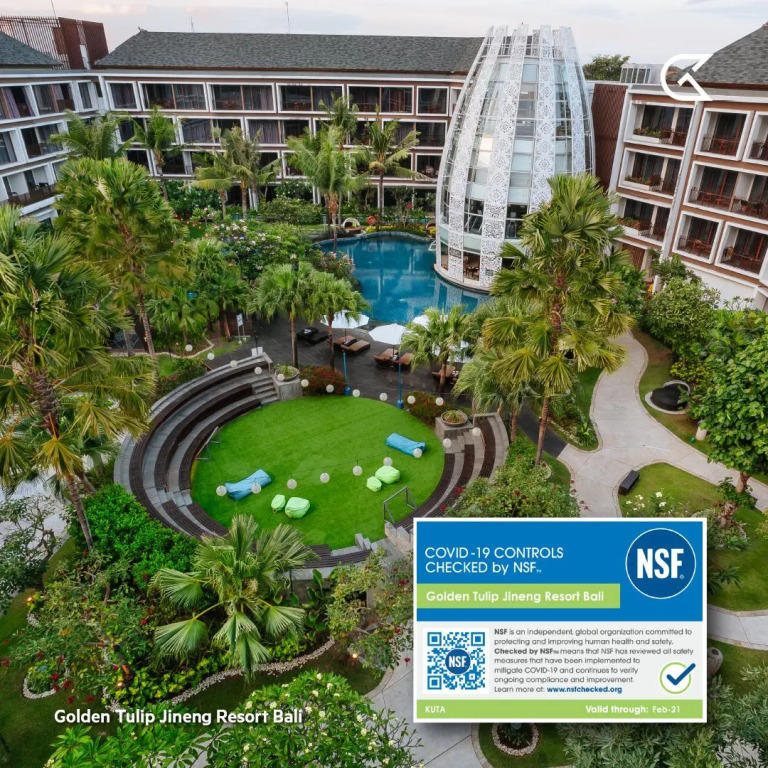 Двухместный номер Deluxe (двуспальная кровать) в Golden Tulip Jineng Resort Bali