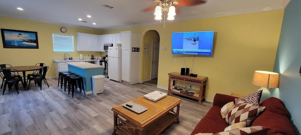 Brand New Inside 1/2 Block to Beach Fun Pool 2 Bedroom Home by Redawning