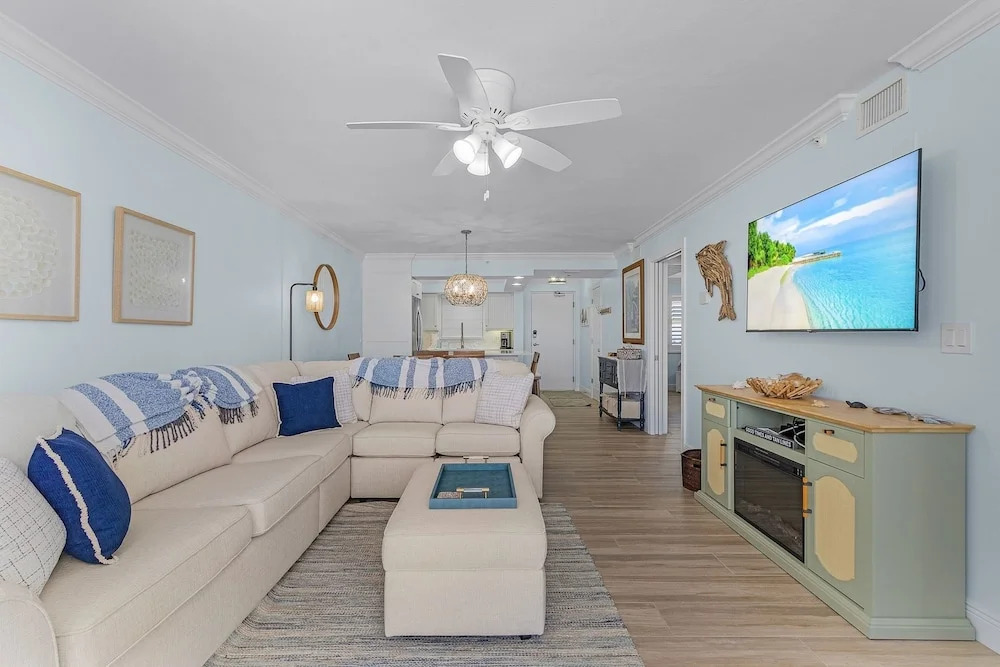 Welcome To Beach Villa's # 603 Vacation Rental - 250 Estero Blvd 2 Bedroom Condo by RedAwning