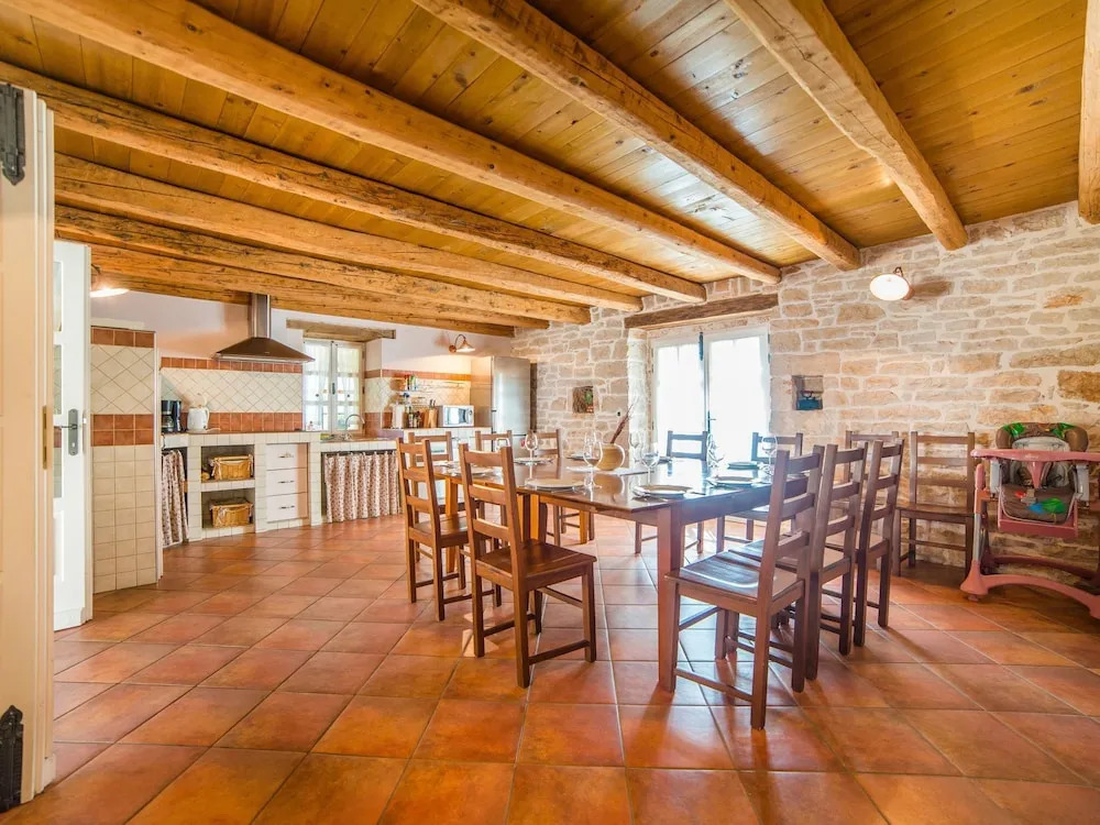 Enchanting villa with beautiful stone architecture