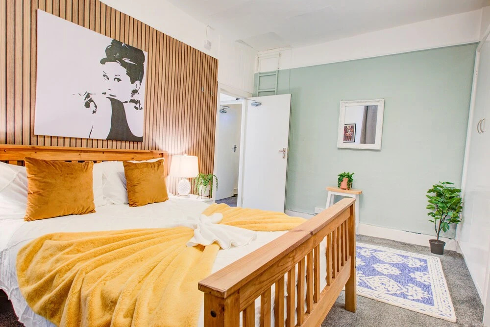 2-bedroom and Living Room Budget Apartment