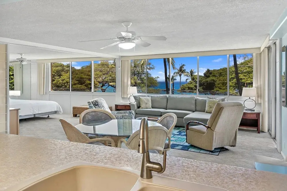 Haleakala Shores A-301 - Golden Sand Beaches, Ocean Views, Sleeps 6, Split AC!