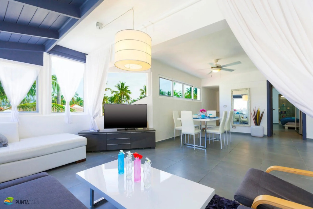Punta Cana Beachfront Apartment with BBQ & Private Terrace