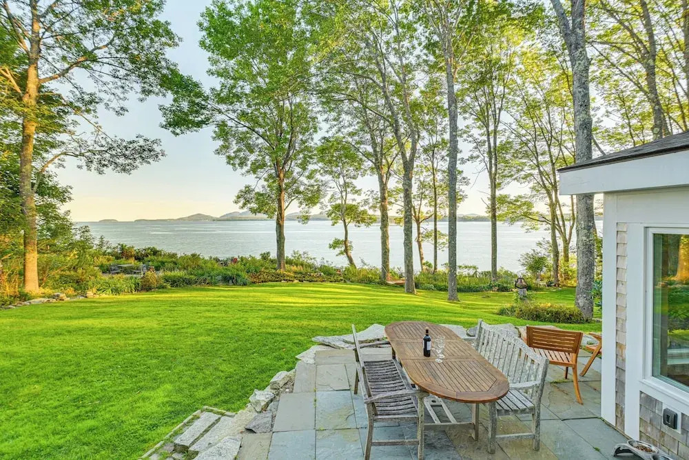 Oceanfront Frenchman Bay Home: Stunning View