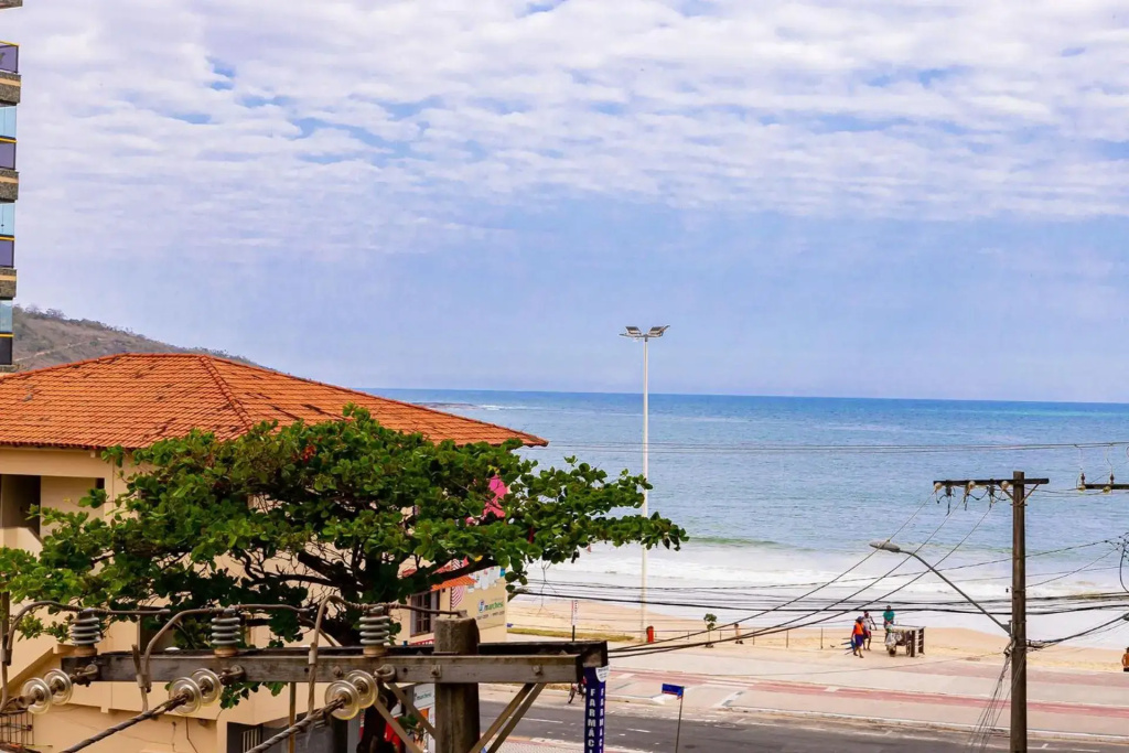 Apto com Wi-Fi a 1 min do mar na Praia do Morro ES
